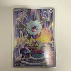 2025 Pokemon White Flare Woobat Illustration Rare #119/086 - Image 1