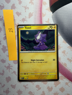 Pokemon TCG Toxel Promo Holo SVP119 NM - Image 1