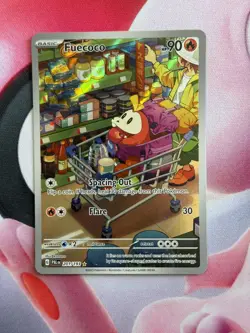 Fuecoco 201/193 Illustration Rare Pokemon SV02 Paldea Evolved NM - Image 1