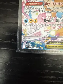 Mega Dragonite EX Pokemon TCG ASC 290/217 Mega Evolution EX HP 370 NM - Image 5