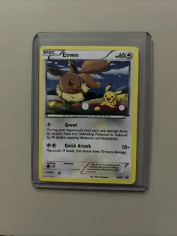 Pokemon TCG Eevee Black White BW97 Holo Promo Cosmos - Image 1