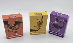 Pokemon TCG Battle Academy Incomplete Board Game Pikachu Charizard Mewtwo Lot - Image 3