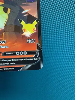 Pokemon TCG Lance’s Charizard V SWSH133 Black Star Promo Celebrations Holo NM - Image 5