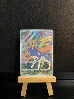 Pokemon - Zacian - 100/094 - Phantasmal Flames - Illustration Holo Rare NM - Image 1