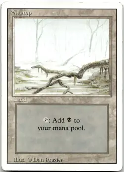 MTG Swamp (A) L Revised Edition 299 MP - Image 1