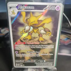SEALED Alakazam #9 Mega Evolution ETB Black Star Promo Pokemon TCG NM - Image 1