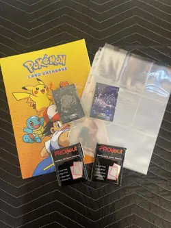 Pokemon Database 1 Full Master Set W/binder And Sleeves - Image 1