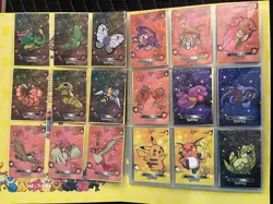 Pokemon Database 1 Full Master Set W/binder And Sleeves - Image 3