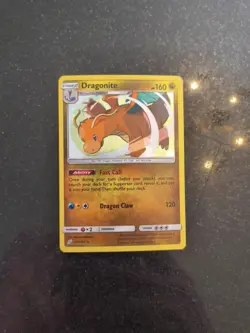 Pokemon TCG Dragonite Sun & Moon - Team Up 119/181 Cosmos Holo Rare - Image 1