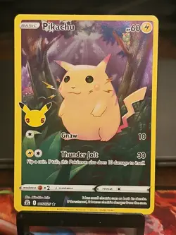 Pokemon Pikachu 005/025 Rare Celebrations 25th Anniversary - Image 1