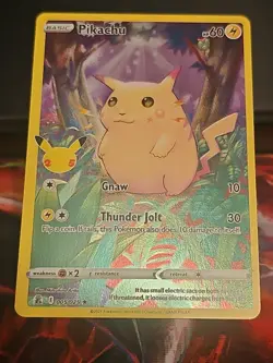 Pokemon Pikachu 005/025 Rare Celebrations 25th Anniversary - Image 4