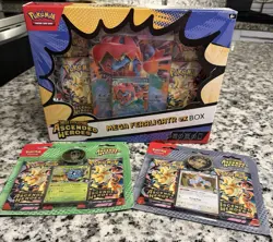 Pokemon TCG Mega Evolution Ascended Heroes Mega Emboar EX Box, 2 Blister packs - Image 1