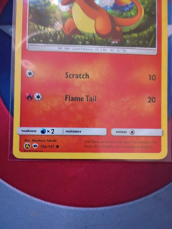 Pokemon Charmander Sun & Moon General Mills Pomo Holo 18A/147 - Image 2