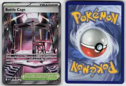 Battle Cage 116/094 Ultra Rare Phantasmal Flames Pokemon Holo NM - Image 3