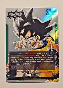 Dragon Ball Super Fusion World Manga Booster 02 Son Goku Leader SB02-033 - Image 1