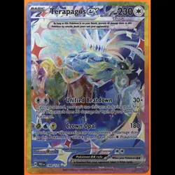 TAG 9.0 MINT Terapagos ex Special Illustration Rare 2025 Pokemon Pokemon - Image 3