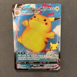 Surfing Pikachu VMAX - 009/025 - NM, English Pokemon Celebrations - Image 1