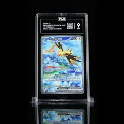 TAG 9.0 MINT Zapdos ex Special Illustration Rare 2023 Pokemon Pokemon Scarlet - Image 1