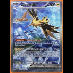TAG 9.0 MINT Zapdos ex Special Illustration Rare 2023 Pokemon Pokemon Scarlet - Image 3