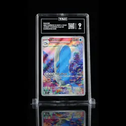 TAG 9.0 MINT Wailord Illustration Rare 2025 Pokemon Pokemon Scarlet & Violet - Image 1