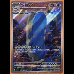 TAG 9.0 MINT Wailord Illustration Rare 2025 Pokemon Pokemon Scarlet & Violet - Image 3