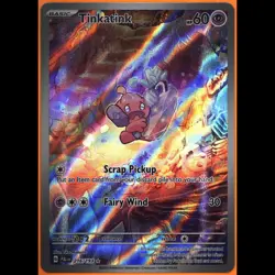 TAG 9.0 MINT Tinkatink 2023 Pokemon Pokemon Scarlet & Violet #216 - Image 3