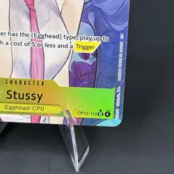 Stussy OP13-110 Alternate Art Foil SR Carrying On His Will One Piece CCG NM - Image 4