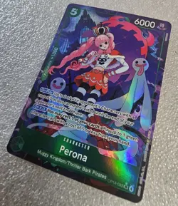 One Piece The Azure Sea’s Seven Perona OP14-033 Alternate Alt Art NM - Image 2