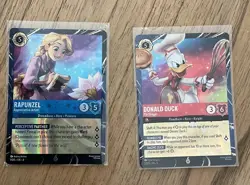 Disney Lorcana Magical Places Epcot 2026 Rapunzel & Donald Duck Promo Card Set - Image 1