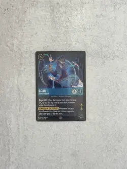 Scar - Eerily Prepared Disney Lorcana Promo Cards - Cold Foil - Image 1