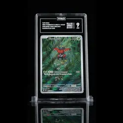 TAG 9.0 MINT Tapu Bulu Illustration Rare 2024 Pokemon Pokemon Scarlet & Violet - Image 1