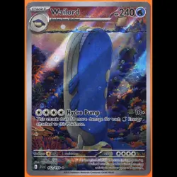 TAG 9.0 MINT Wailord Illustration Rare 2025 Pokemon Pokemon Scarlet & Violet - Image 3
