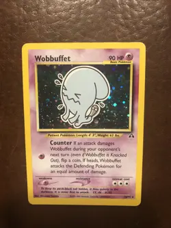 Wobbuffet 16/75 Neo Discovery Holo Rare Pomemon Card - Image 1