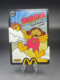McDonalds Trading Cards - Birdie The Early Bird 05/24 - Image 1