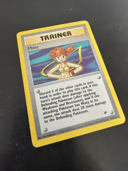 Pokemon TCG Misty Gym Heroes Holo Rare Trainer Card 18/132 English Unlimited - Image 5