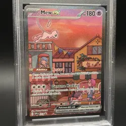 Pokemon Mew ex 053 Sv: Scarlet & Violet Promo Cards Holo PSA 10 - Image 2