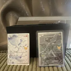 Pokemon TCG Celebrations Reshiram & Zekrom Full Art Foil 2-Card Lot - Image 1