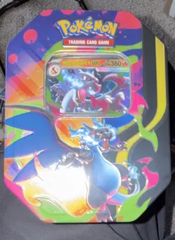 Pokemon Mega Charizard X Tin Kit Promo Card English 2026 Sealed - Image 1