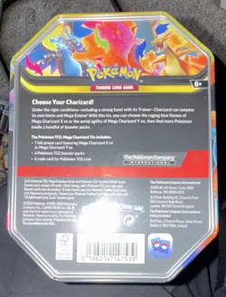 Pokemon Mega Charizard X Tin Kit Promo Card English 2026 Sealed - Image 2