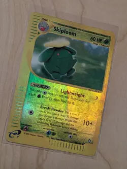 Pokemon Skiploom 60/147 Aquapolis Reverse Holo Rare 2002 Stage 1 60HP TCG Card - Image 3