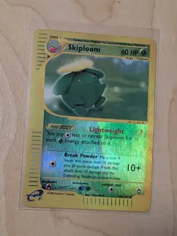 Pokemon Skiploom 60/147 Aquapolis Reverse Holo Rare 2002 Stage 1 60HP TCG Card - Image 4
