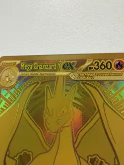 Mega Charizard Y EX No. 294/217 Ascended Heroes Pokemon Card Gold - Image 4