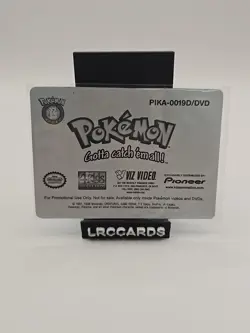 1998 Pokemon Poolside #PIKA-0019D/DVD 3D card Insert from VIZ Video DVD - Image 3