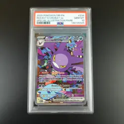 PSA 10 Team Rocket's Crobat ex 234/182 Pokemon Destined Rivals Graded Card - Image 1