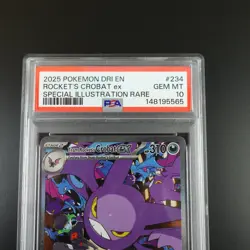 PSA 10 Team Rocket's Crobat ex 234/182 Pokemon Destined Rivals Graded Card - Image 2
