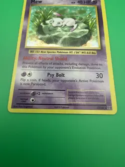 Mew 53/108 (LP) Holo Rare XY Series: Evolutions 2016 Pokemon Card TCG - Image 4