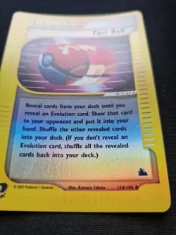 Pokemon Card Fast Ball 124/144 Reverse Holo Skyridge Set WOTC NM - Image 2