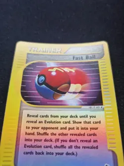 Pokemon Card Fast Ball 124/144 Reverse Holo Skyridge Set WOTC NM - Image 3