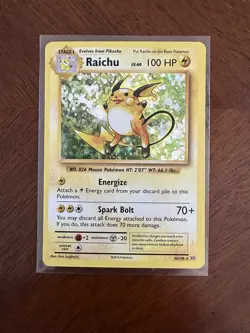 Raichu - XY Evolutions Set - 36/108 - Holo - Pokemon Card NM - Image 1