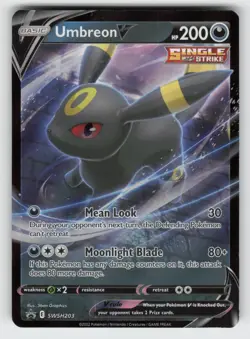 Umbreon V - SWSH203 NM Holo SWSD SWSH: Sword & Shield Promo Cards TPO01 - Image 1